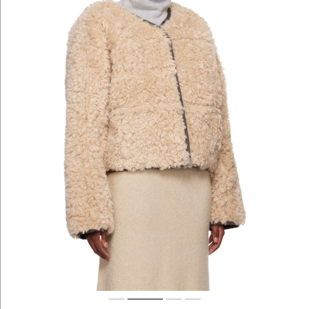 Stand studio faux fur jacket